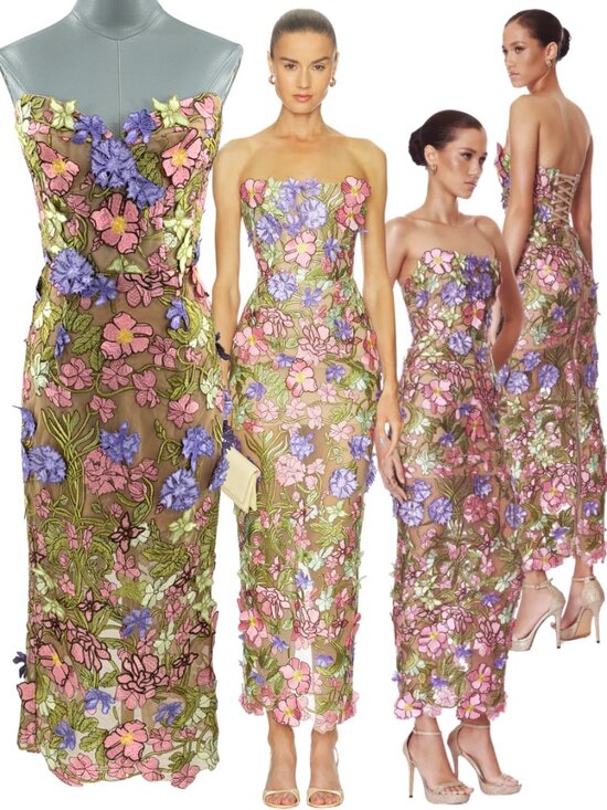 Bronx and Banco Dresses & Skirts - 🆕 BRONX & BANCO 🧿 NWOT Iris Floral Maraya Midi Dress, Pink Multi - Sz XS US 2